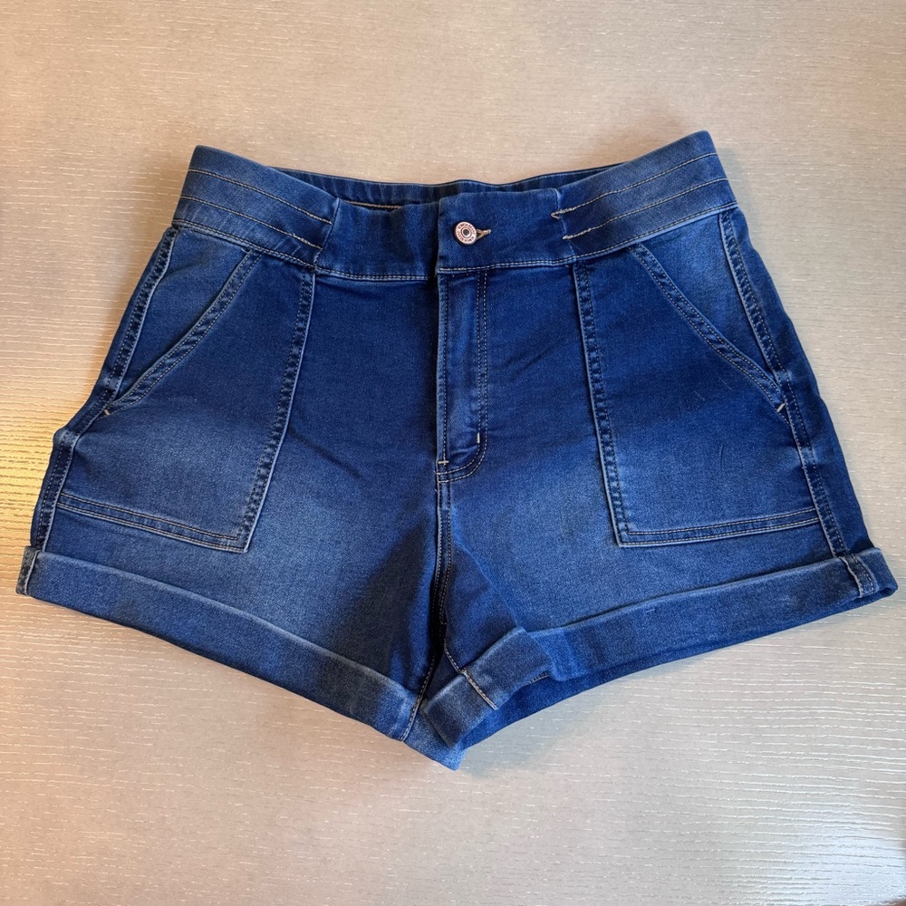 Rewash Dark Blue Jean Shorts